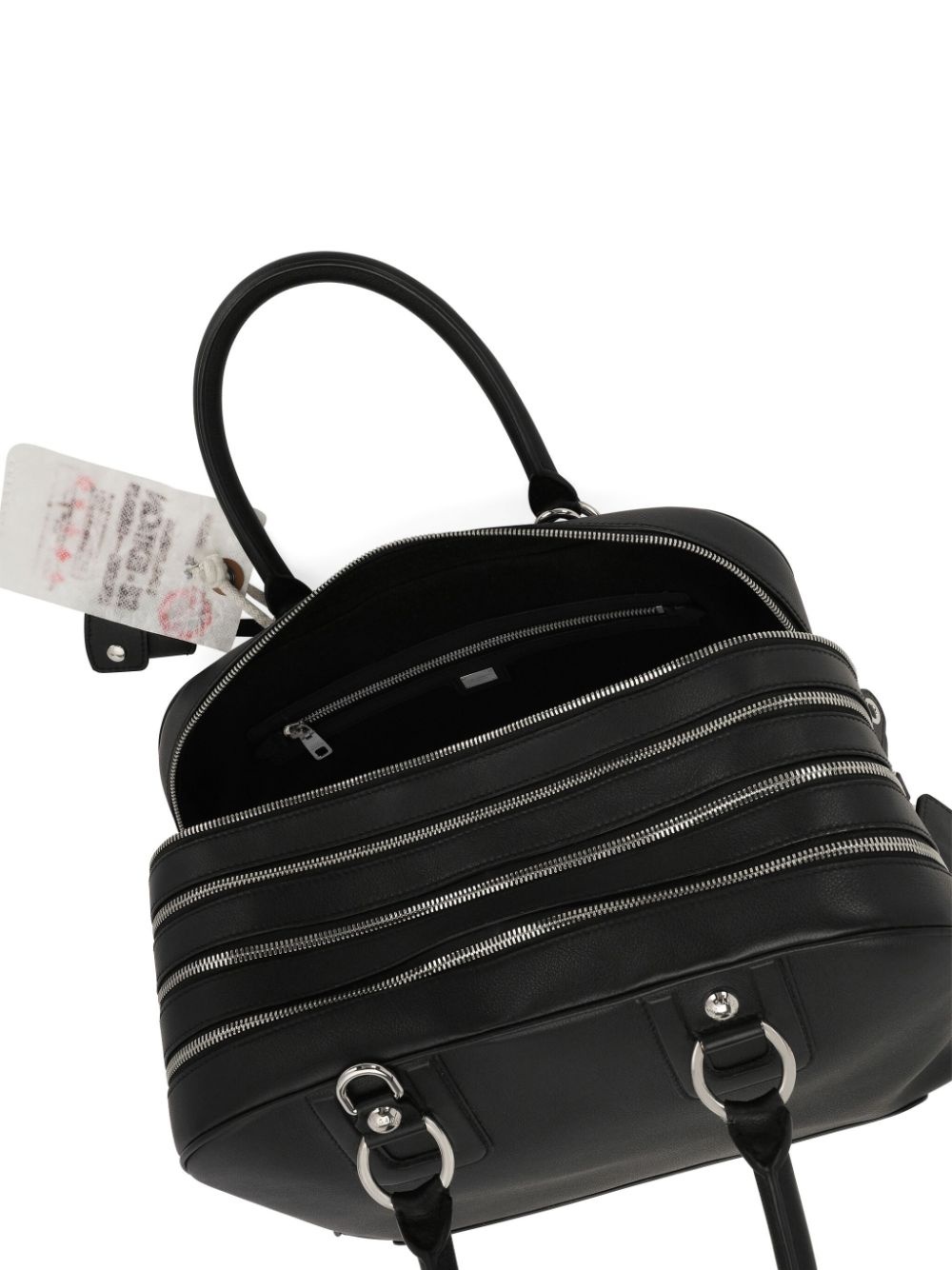 Re-Edition logo-plaque leather tote bag - 4