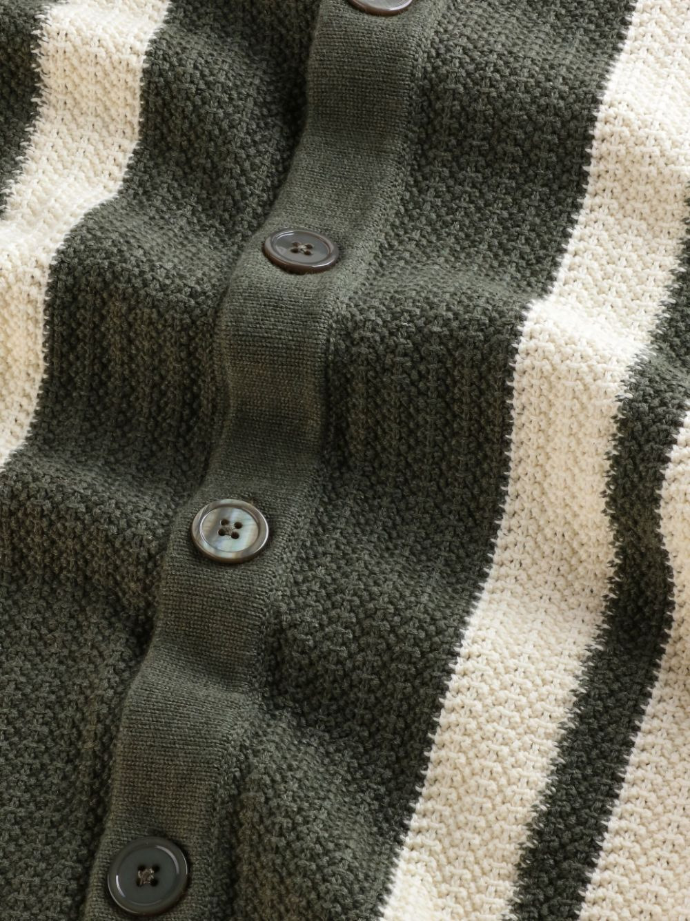 striped knitted polo shirt - 4