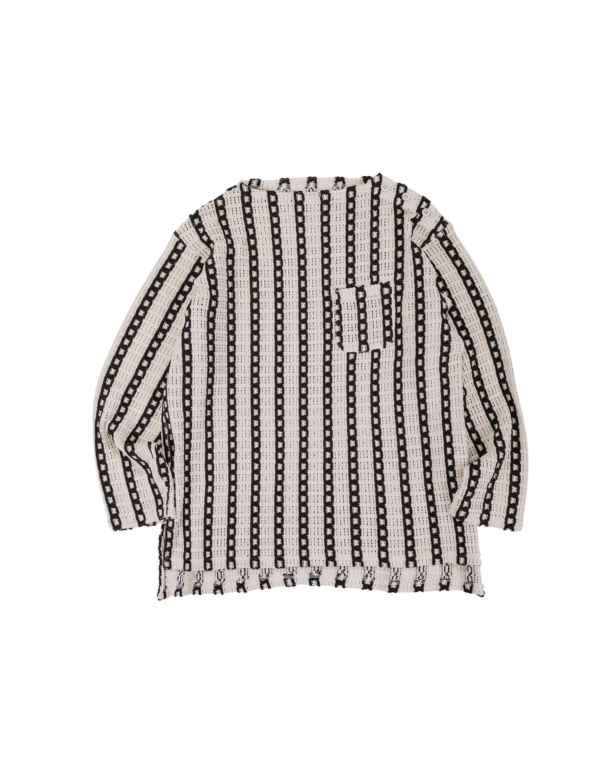Basque Shirt White/Black Stripe CP Crochet - 1