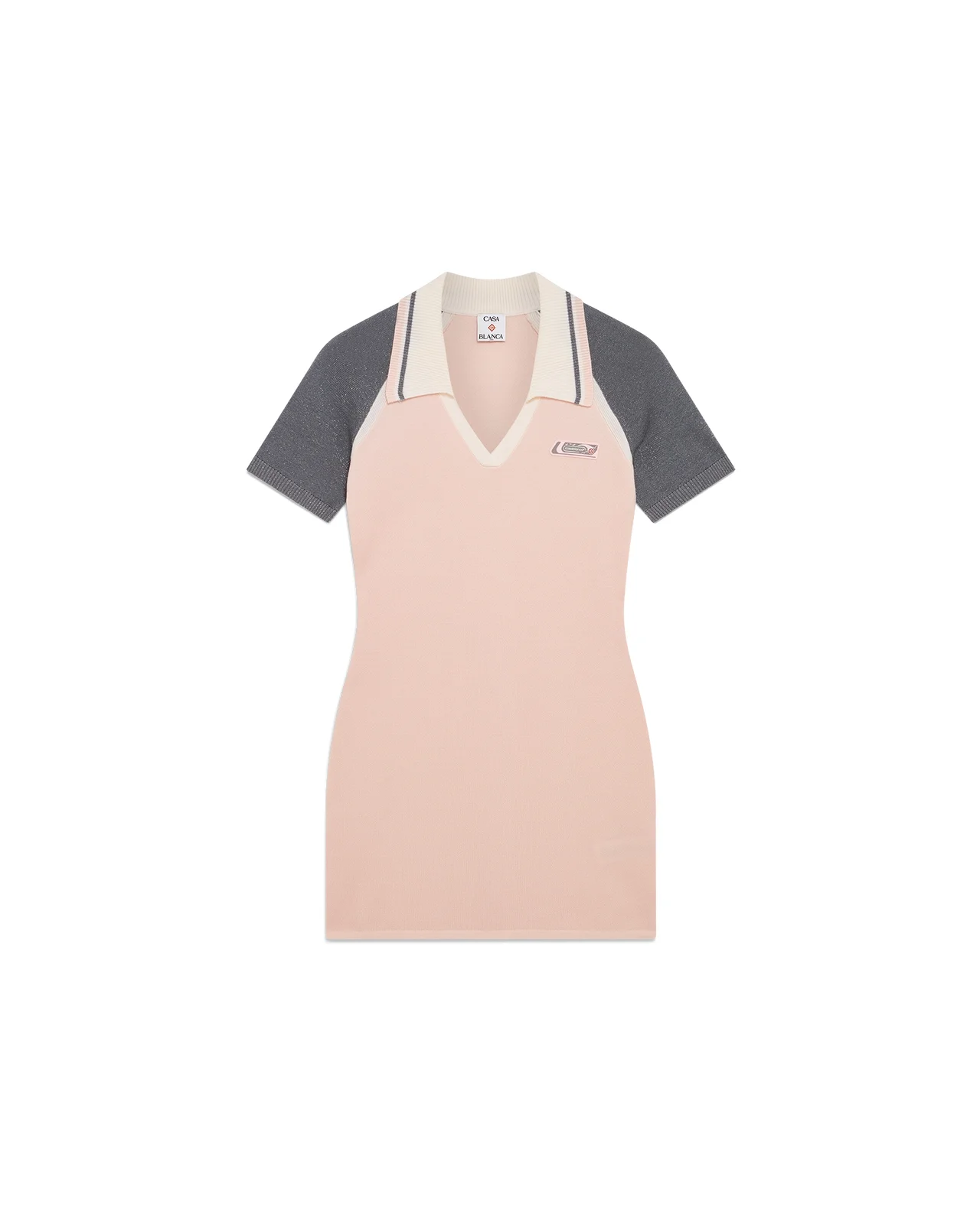 Merino Tennis Polo Dress | Casablanca Paris - 1