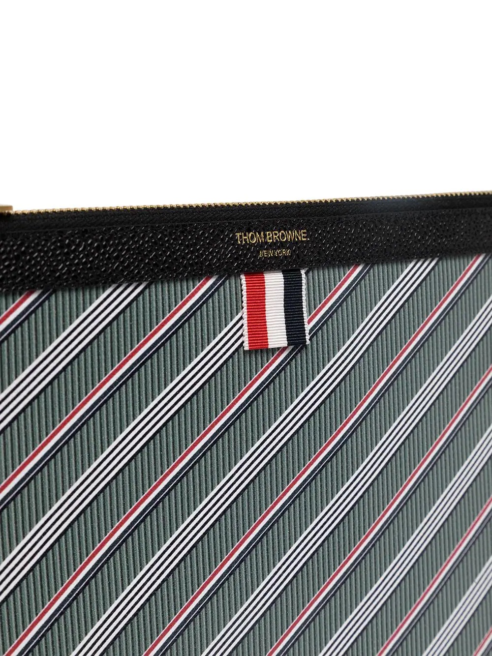 striped clutch bag - 3