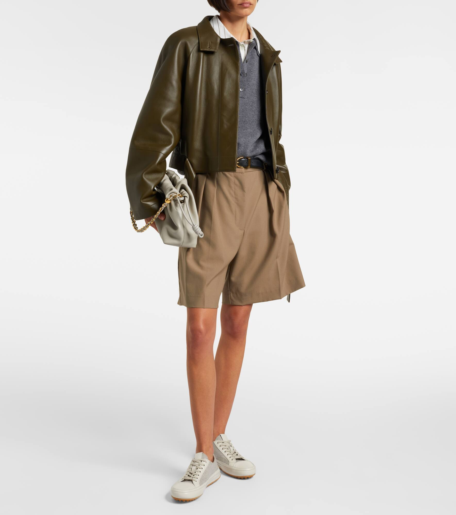 Leather sneakers - 3
