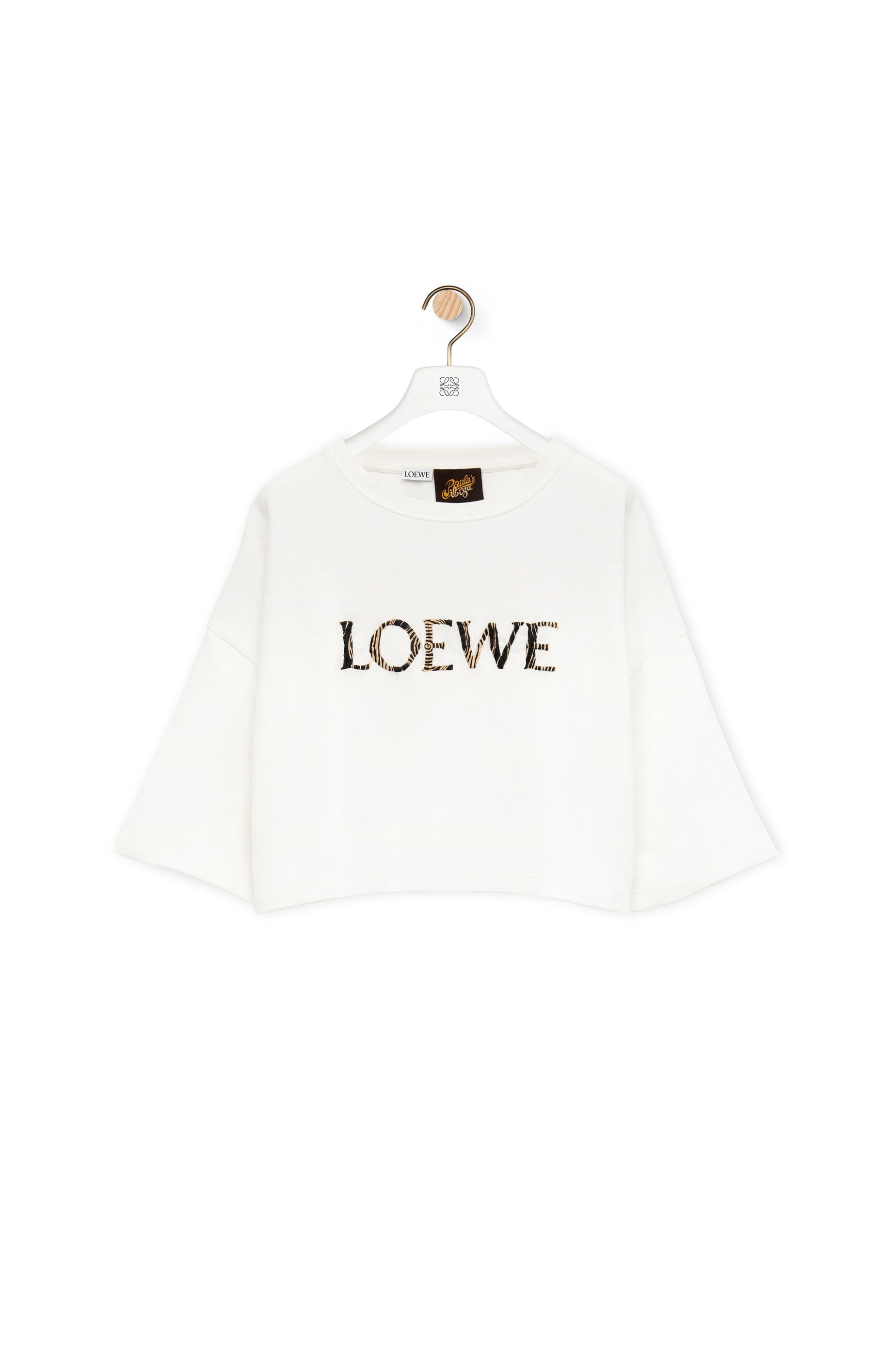 Loewe Cropped t-shirt in cotton blend | REVERSIBLE