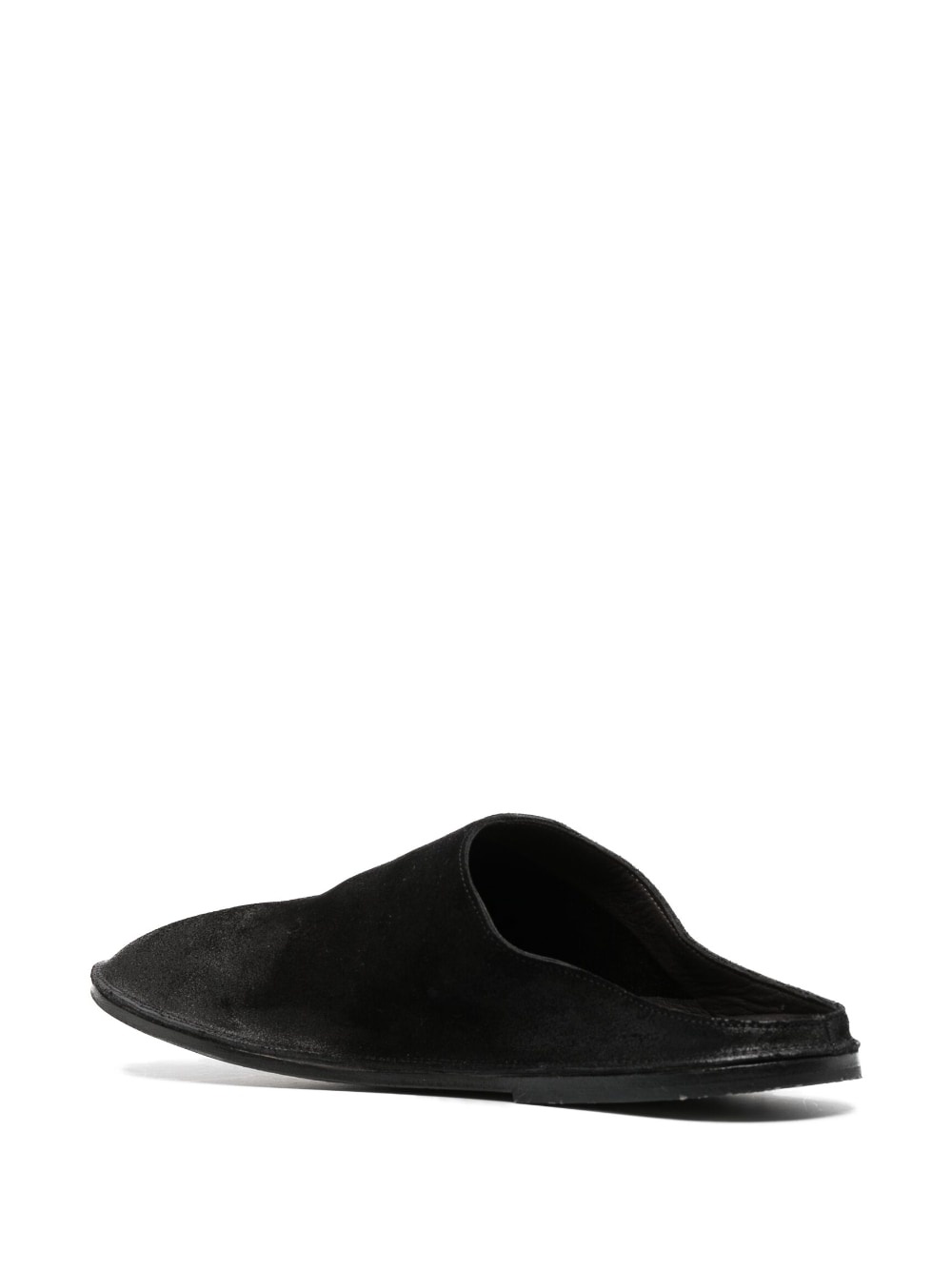 slip-on calf-leather slides - 3