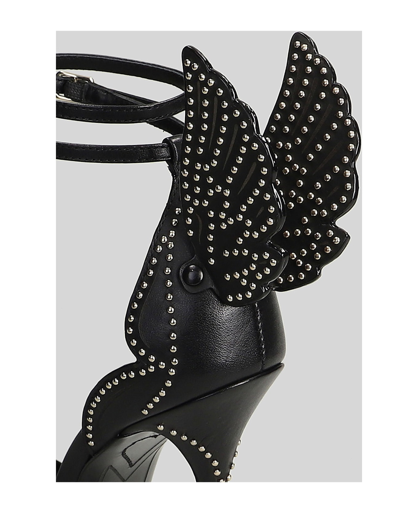 Cherub Sandals In Black Leather - 5