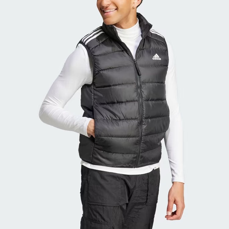 adidas Essentials 3-Stripes Light Down Vest 'Black' HZ5728 - 4