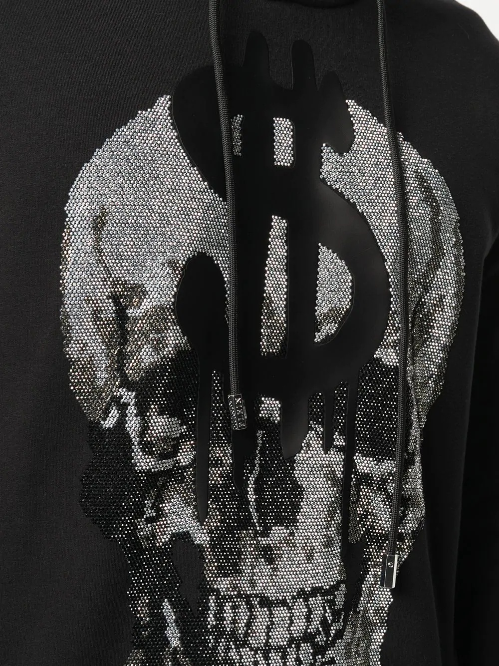 skull print hoodie - 5