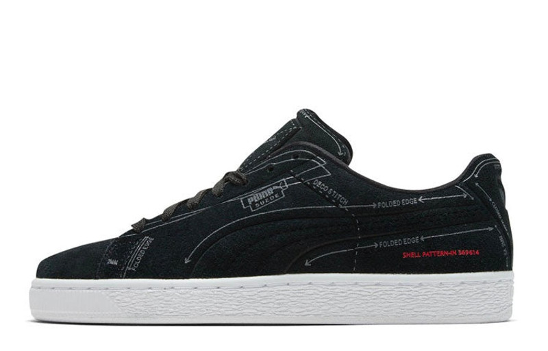 PUMA SUEDE CLASSIC PATTERN MASTER 'Black' 369614-02 2