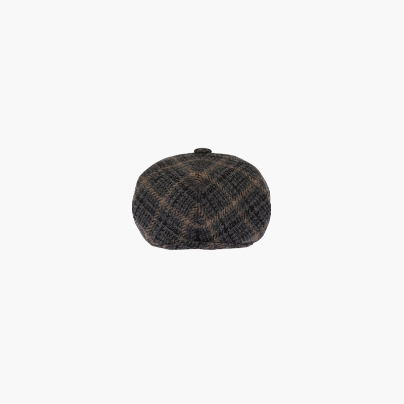 Miu Miu Plaid Shetland wool beret outlook