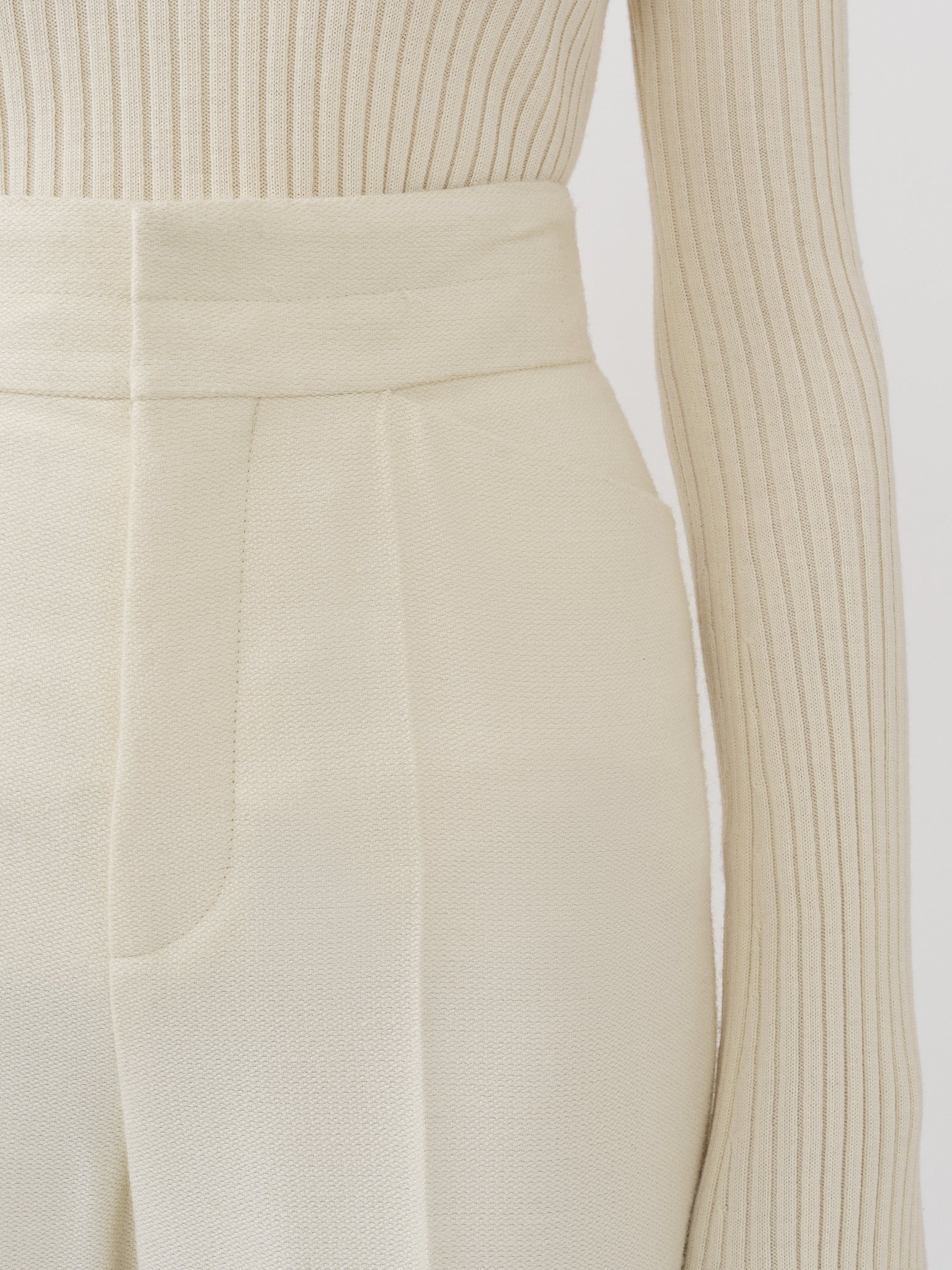 HIGH-RISE WIDE PANTS - 6