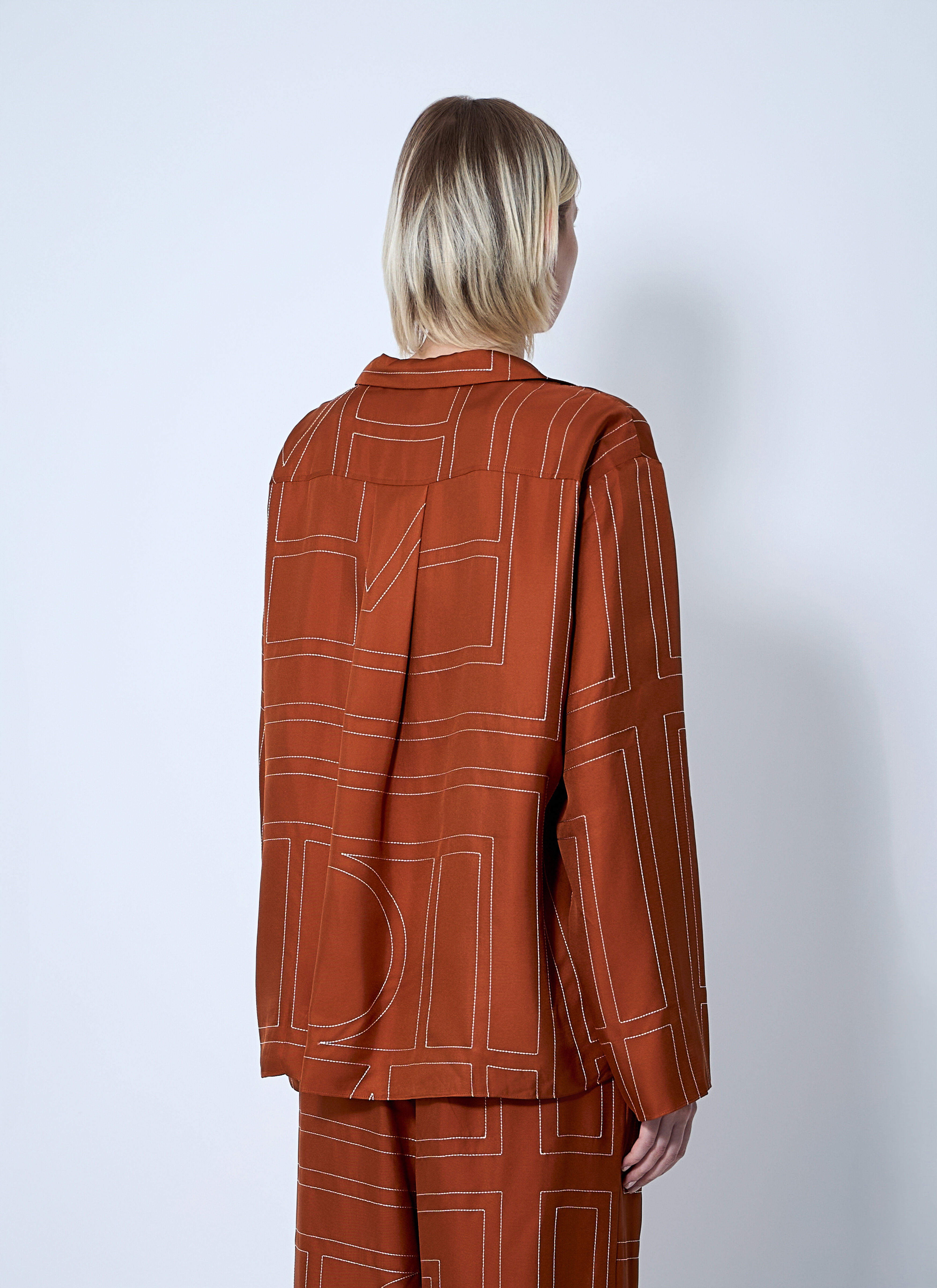 Monogram Silk Shirt - 4