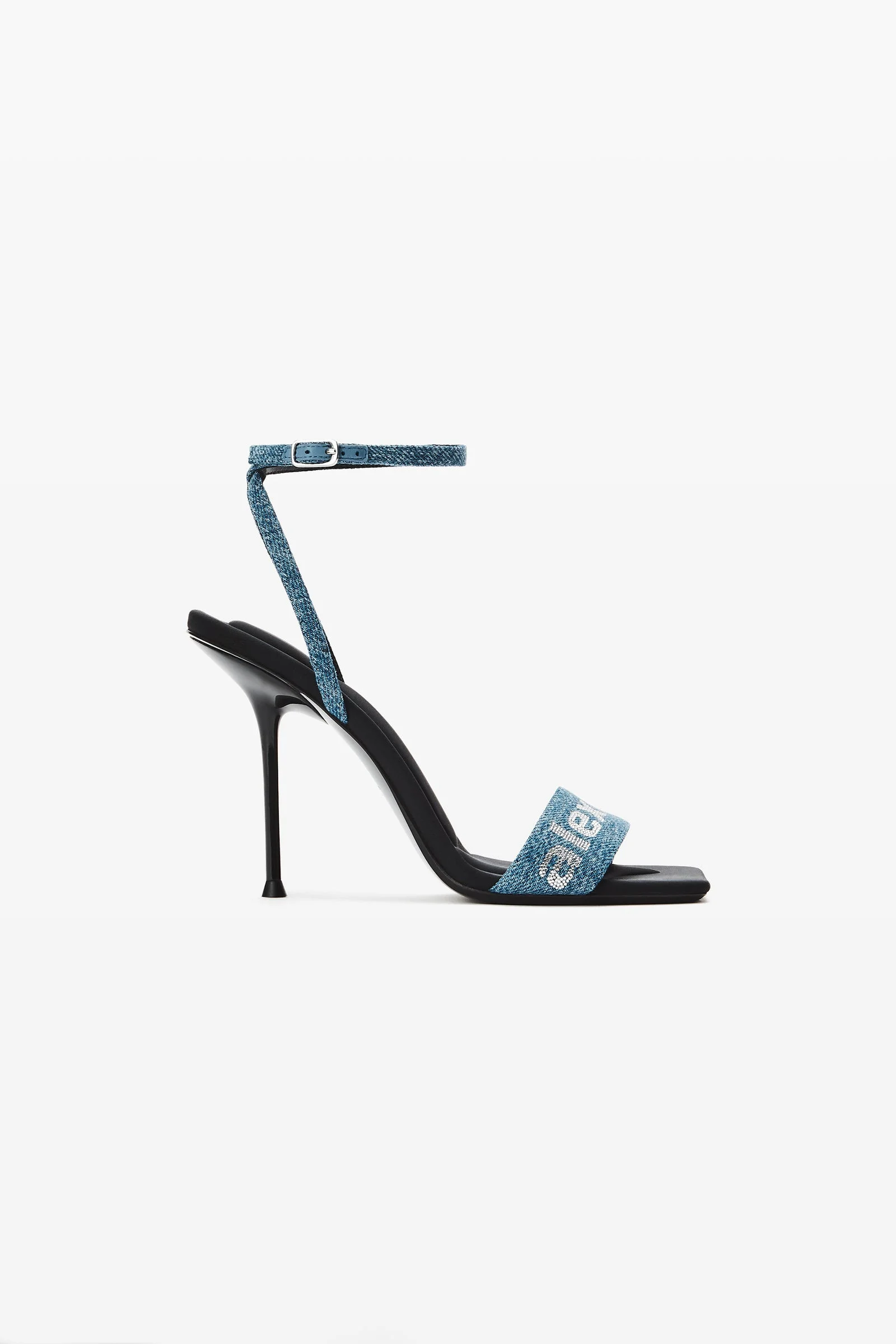 julie 105mm billboard denim sandal - 1