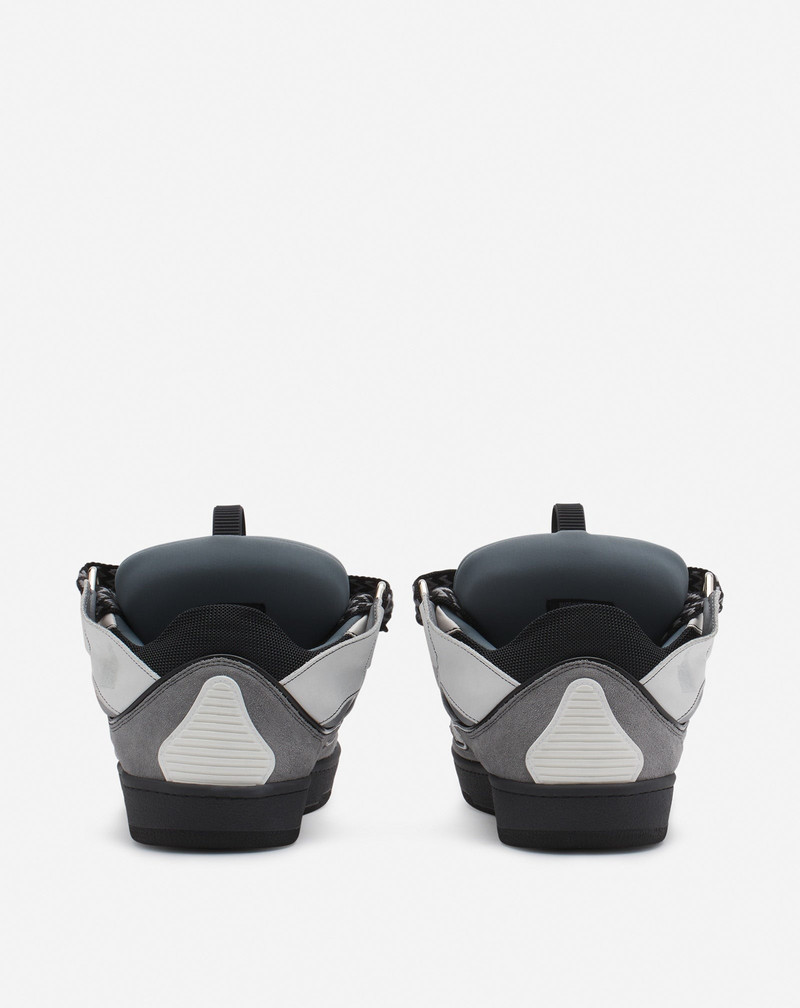 LEATHER CURB SNEAKERS 4