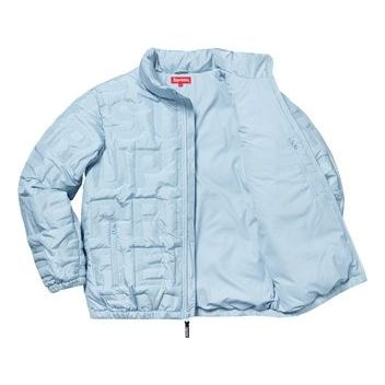 Supreme Bonded Logo Puffy Jacket 'Teal' SUP-SS19-019 - 3