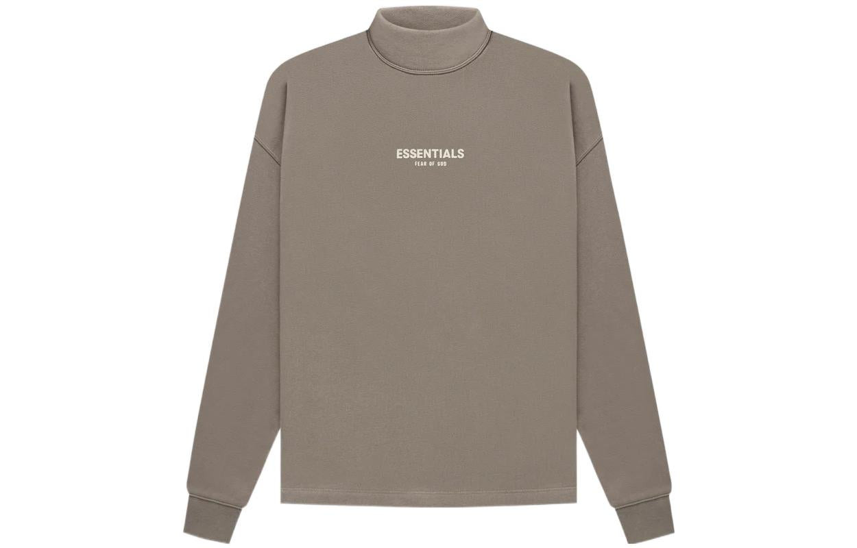 Fear of God Essentials SS22 Relaxed Mockneck Desert Taupe FOG-SS22-093 - 2
