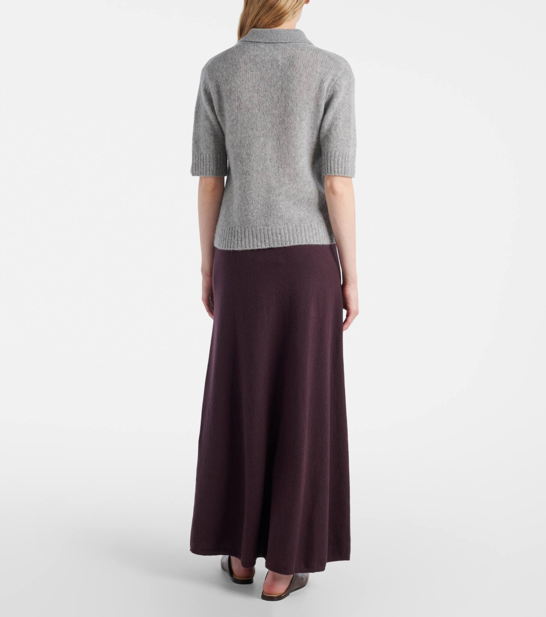 Masy cashmere and silk polo shirt - 3