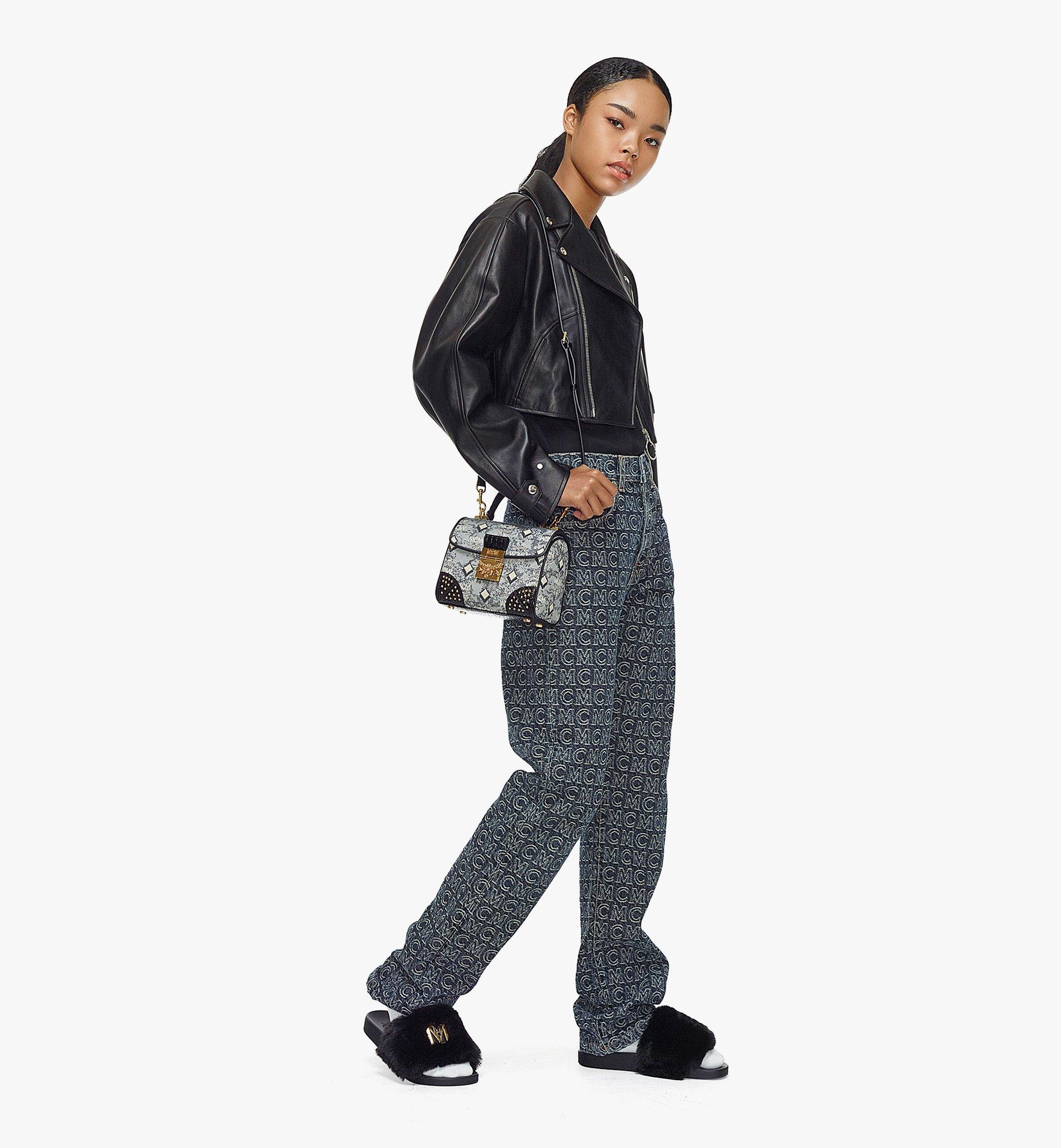 Tracy Satchel in Studded Vintage Monogram Jacquard - 2