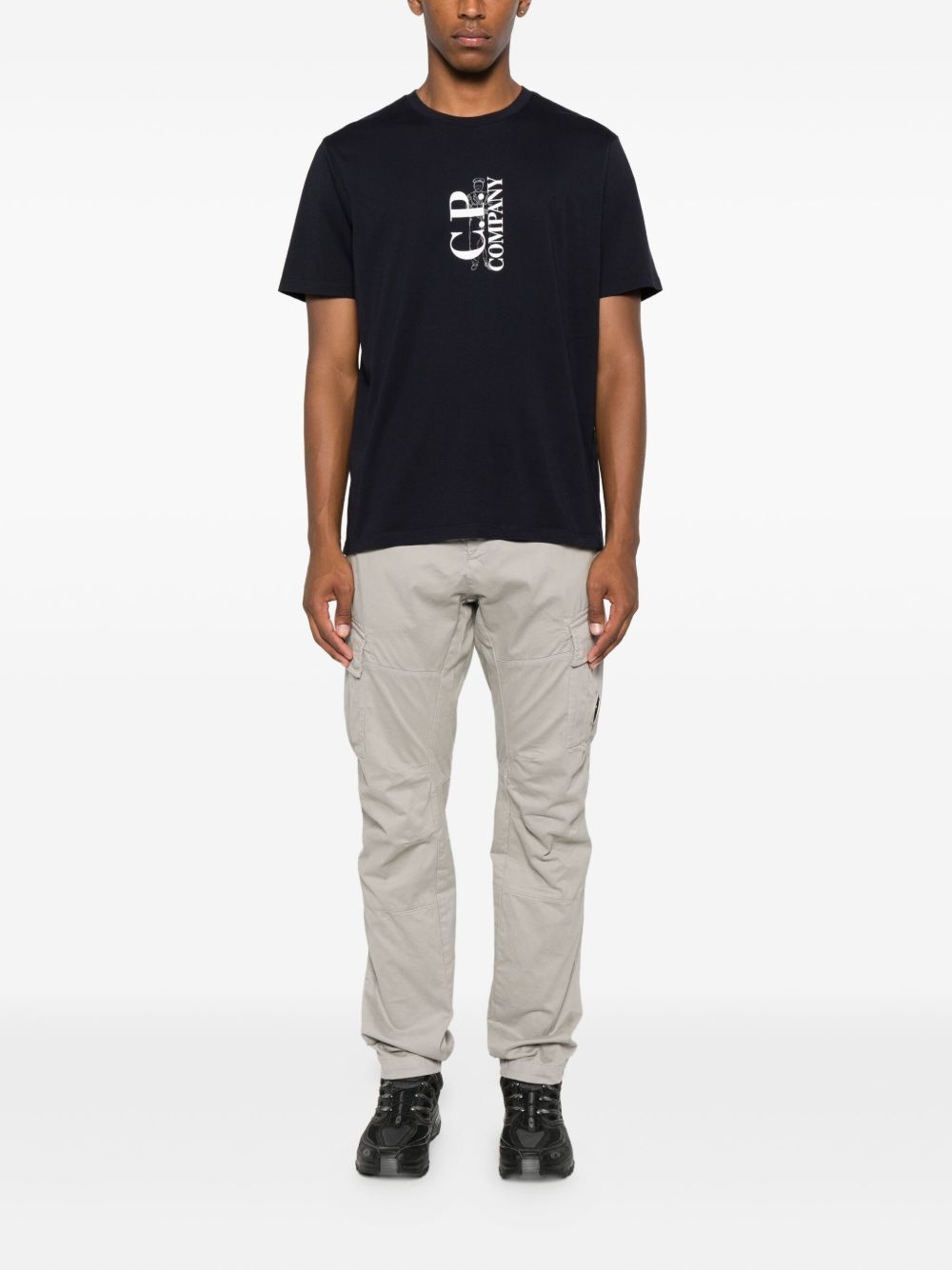 logo-print cotton T-shirt - 2