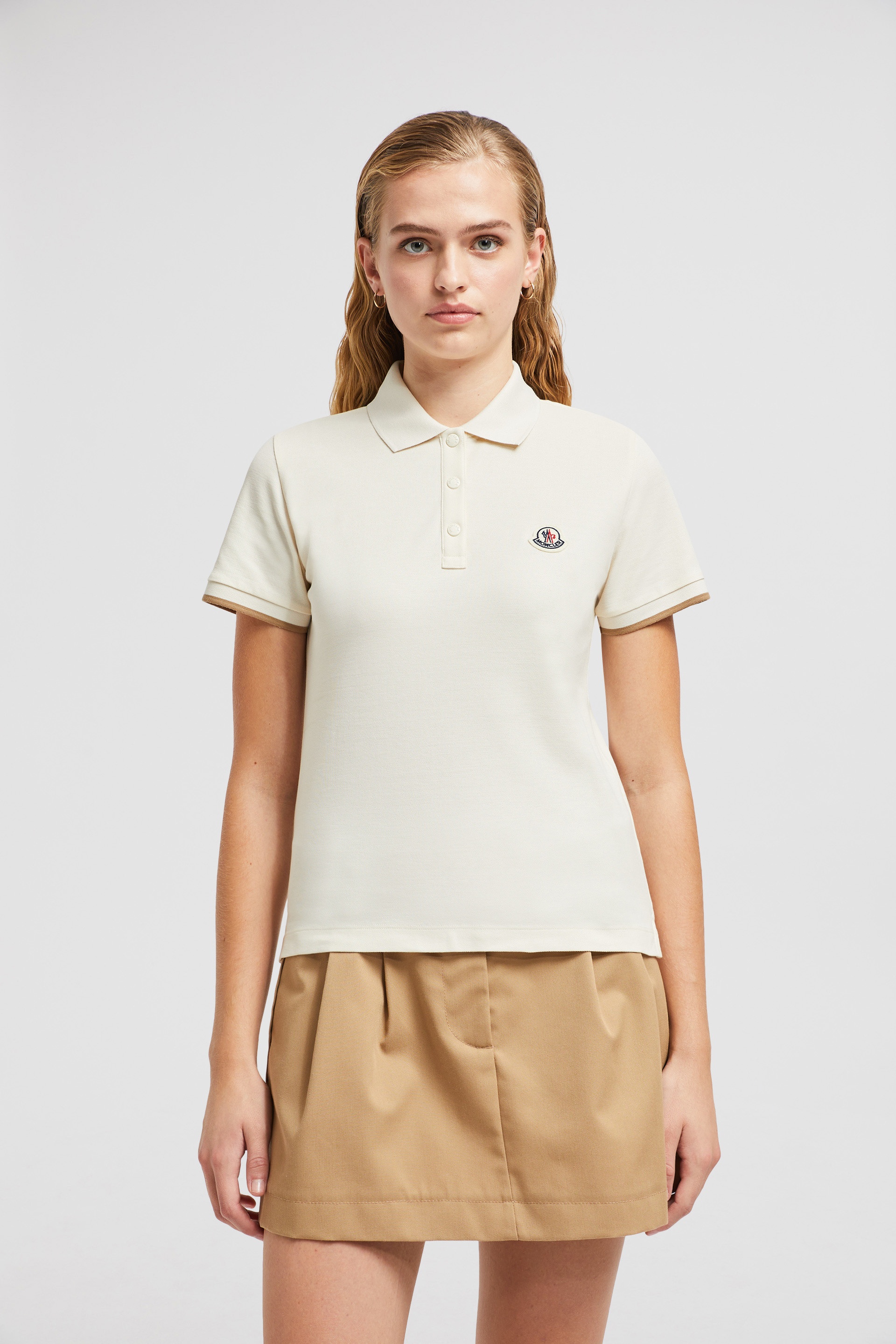Logo Patch Cotton Piquet Polo Shirt - 3