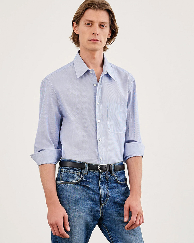 NILI LOTAN STRIPED FINN SHIRT outlook
