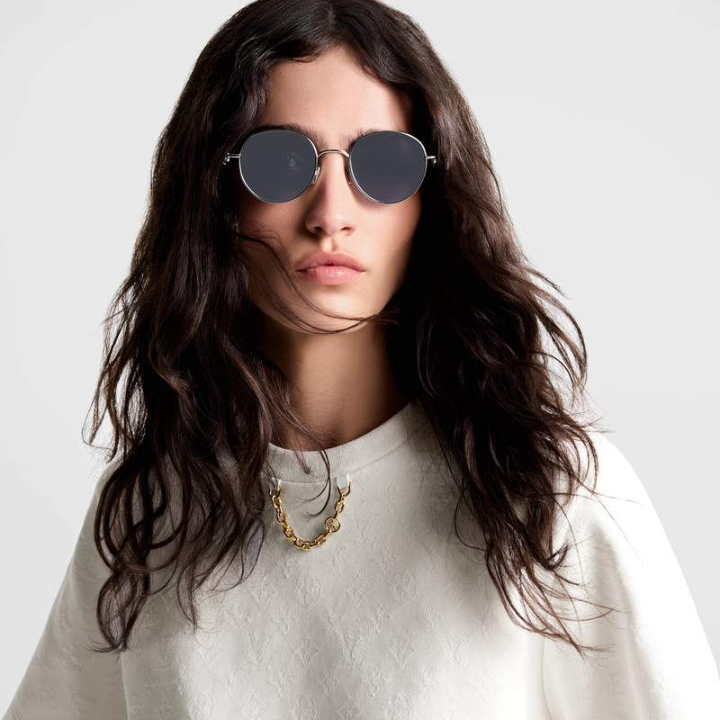 My LV Chain Small Round Sunglasses 5