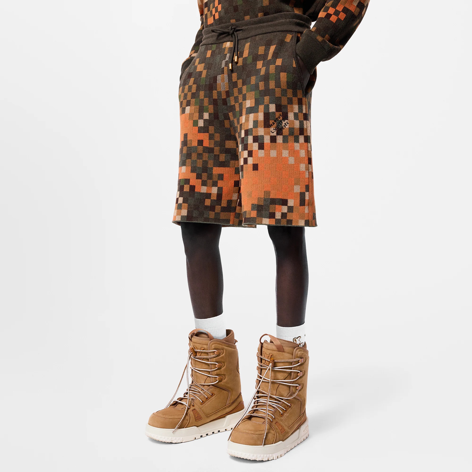 Jacquard Cotton Shorts - 2