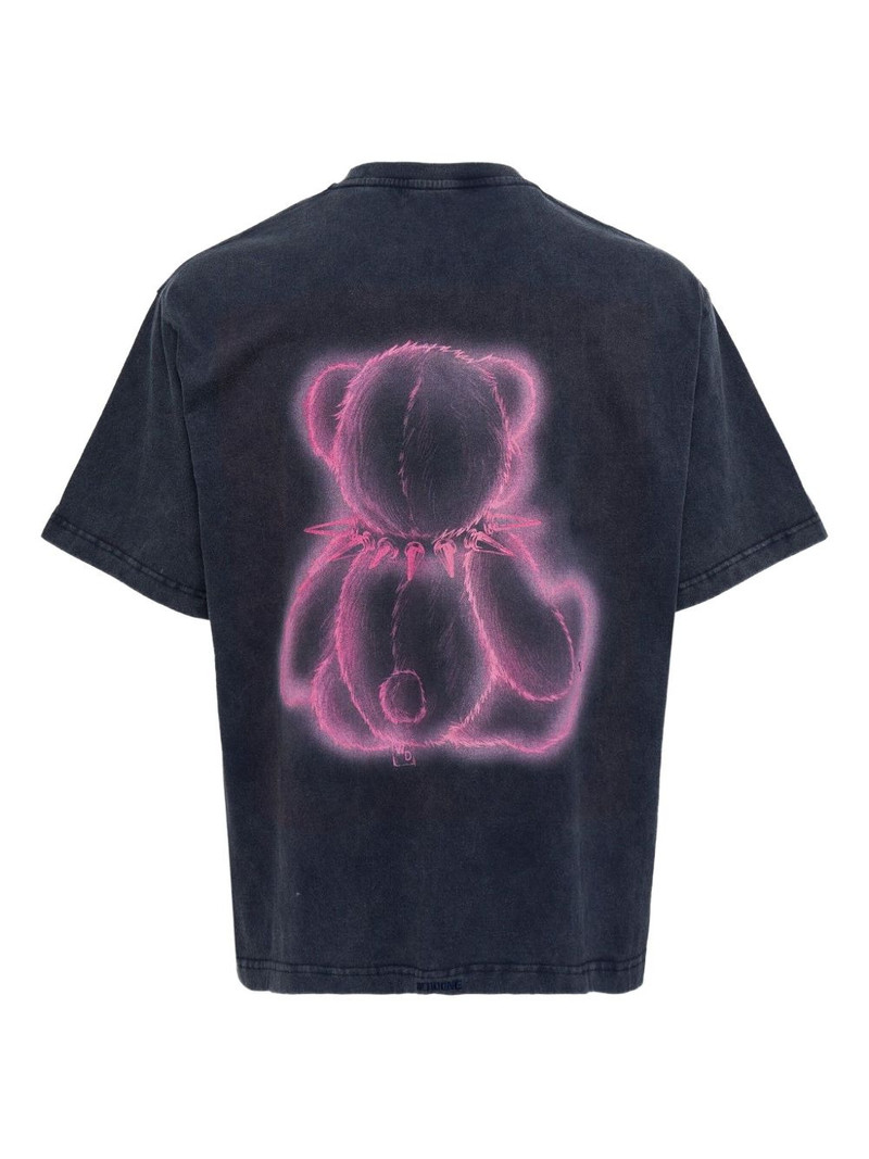 We11done Choker Teddy graphic-print T-shirt outlook
