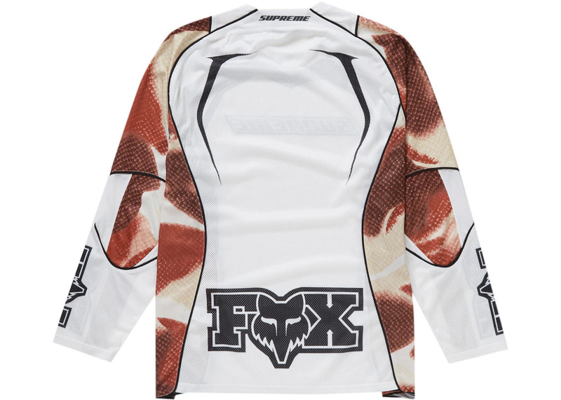 Supreme Supreme Fox Racing Jersey White outlook