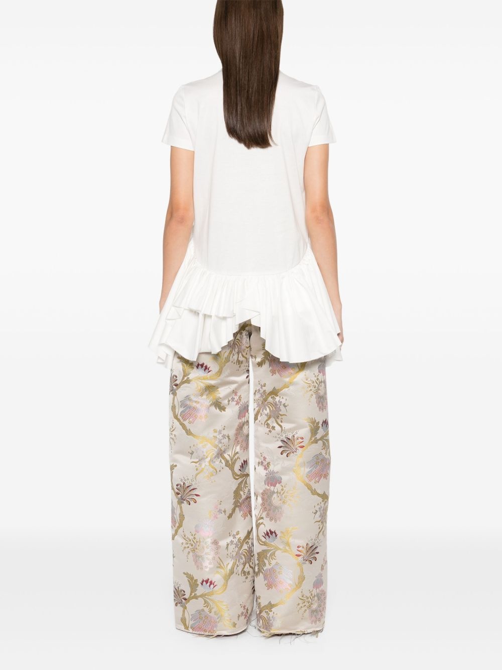 ruffled T-shirt - 4