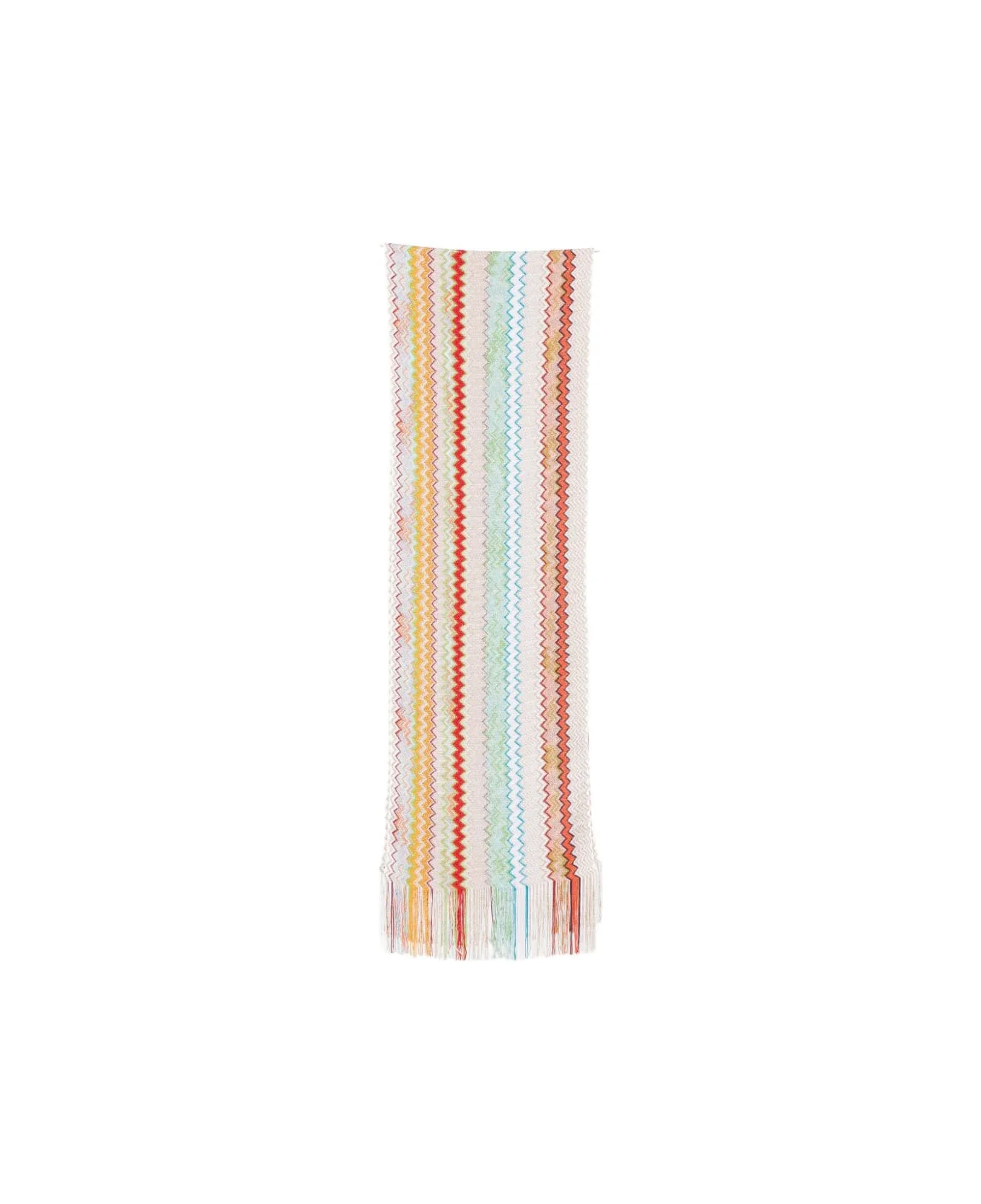 Zig Zag Print Scarf - 1