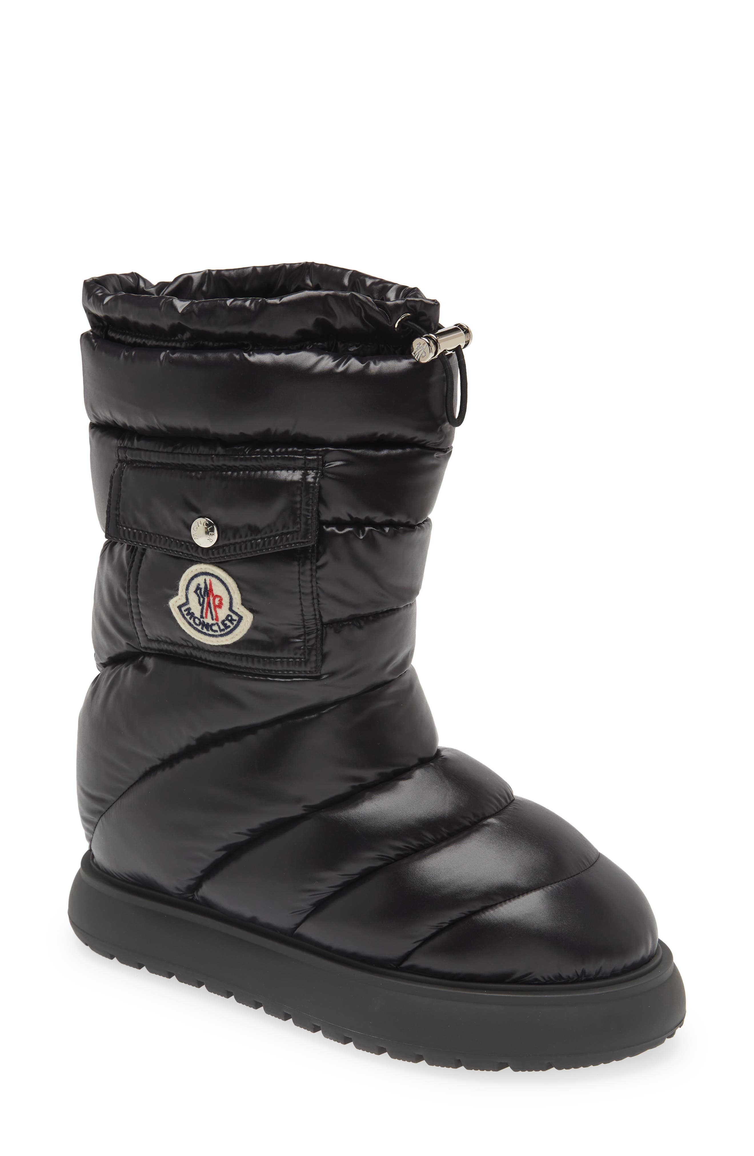 Moncler Gaia Pocket Puffer Snow Boot in Black at Nordstrom - 1