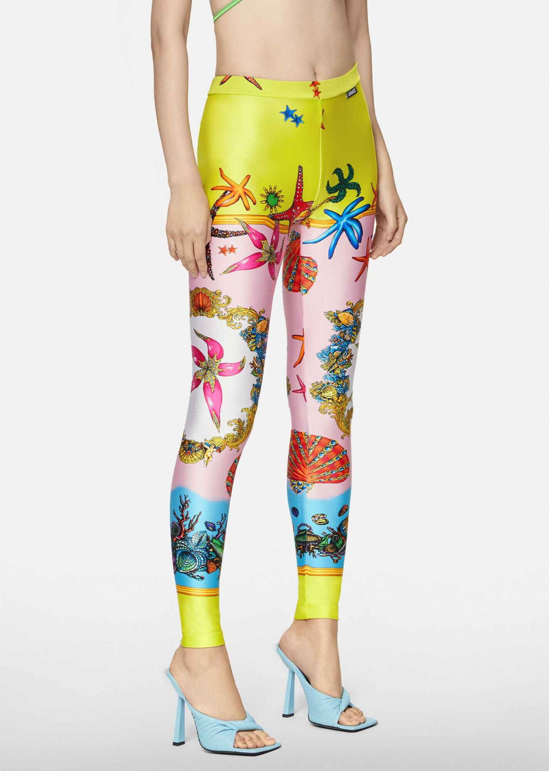 VERSACE Trésor de la Mer Print Leggings outlook