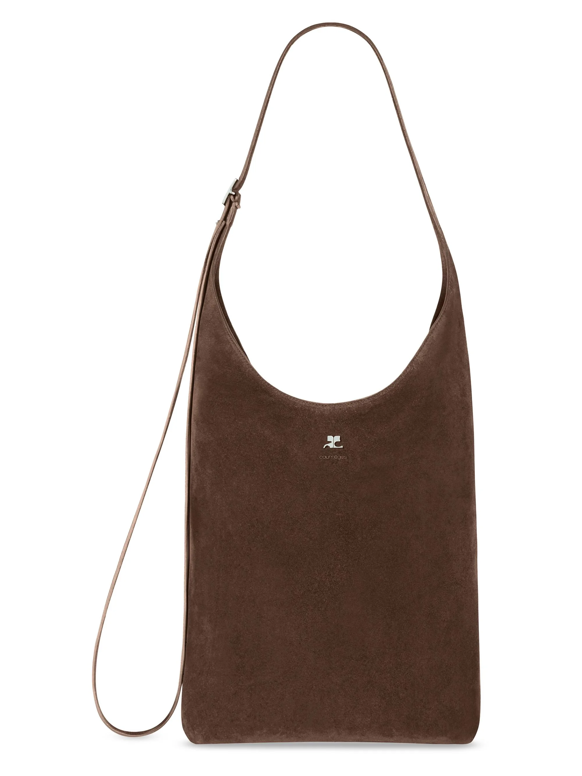 Women's Melt Large Suede Tote Bag - Dark Bronze - 1