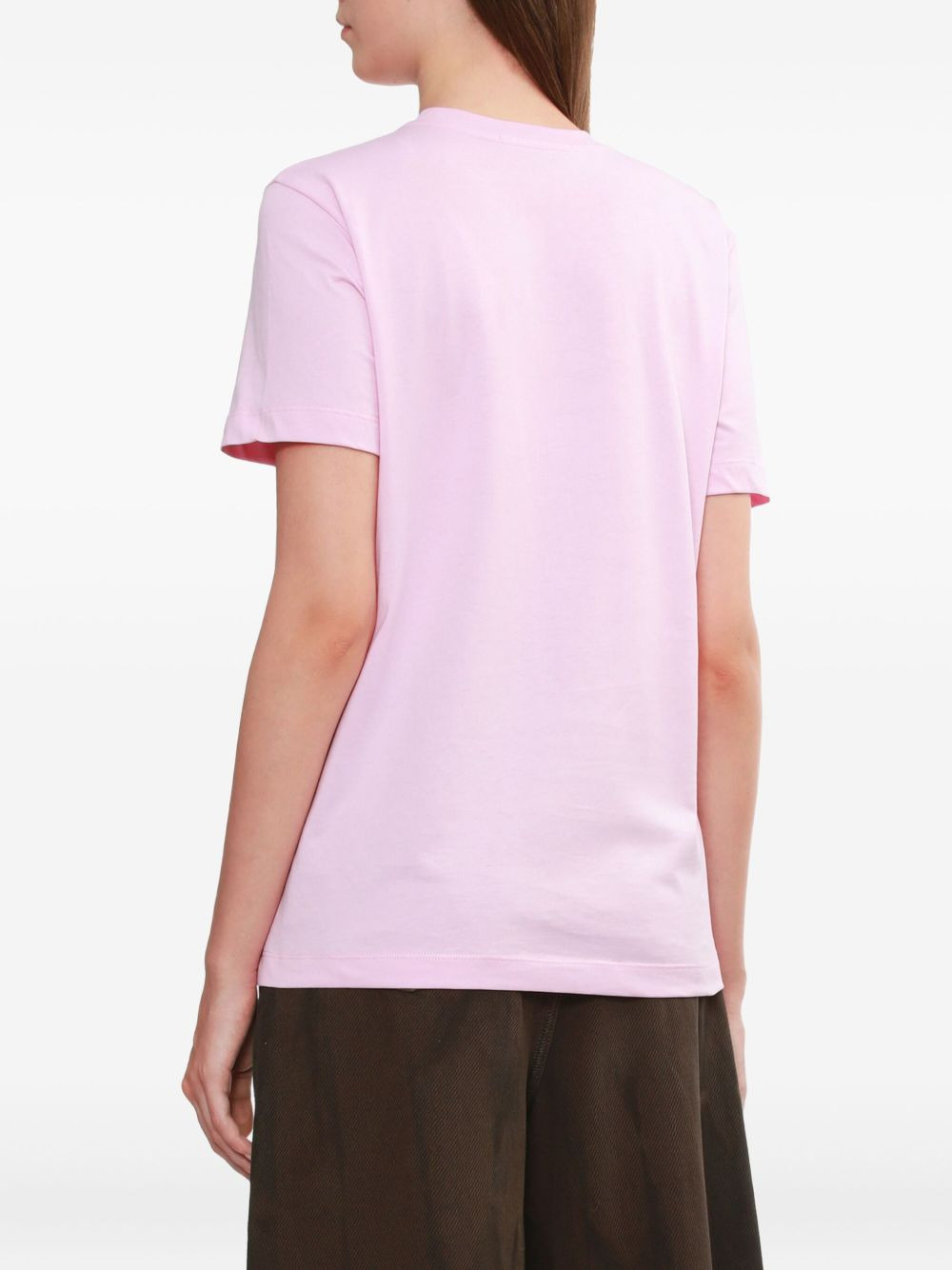 logo-print cotton T-shirt - 4