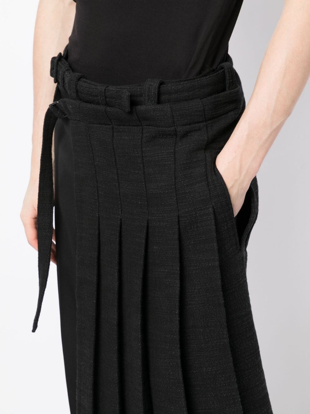 open pleated skirt - 5