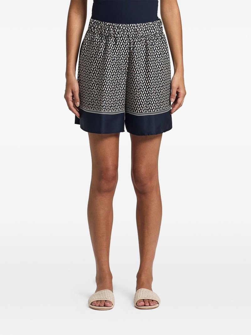 geometric-print shorts 1