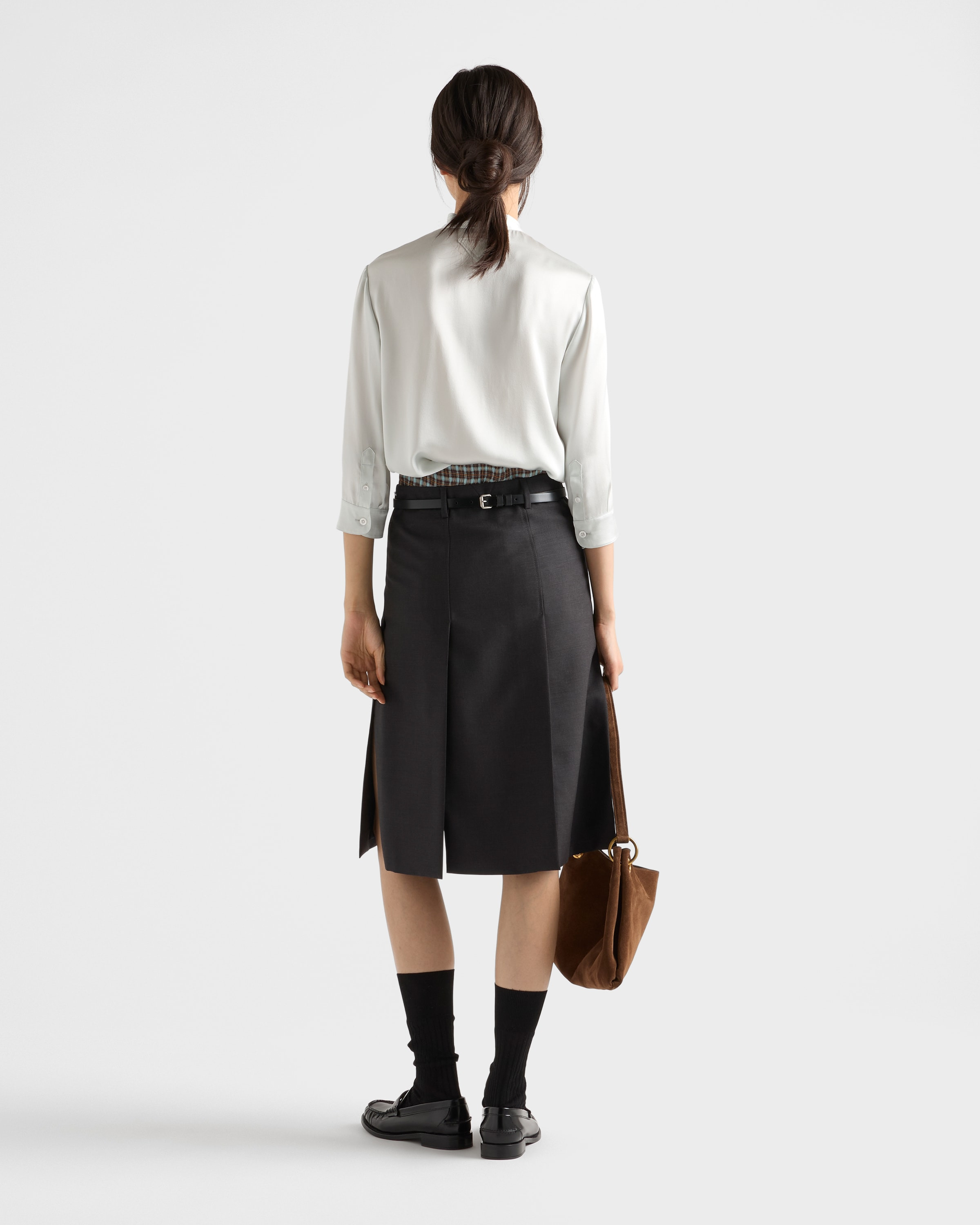 Satin crepe shirt - 5