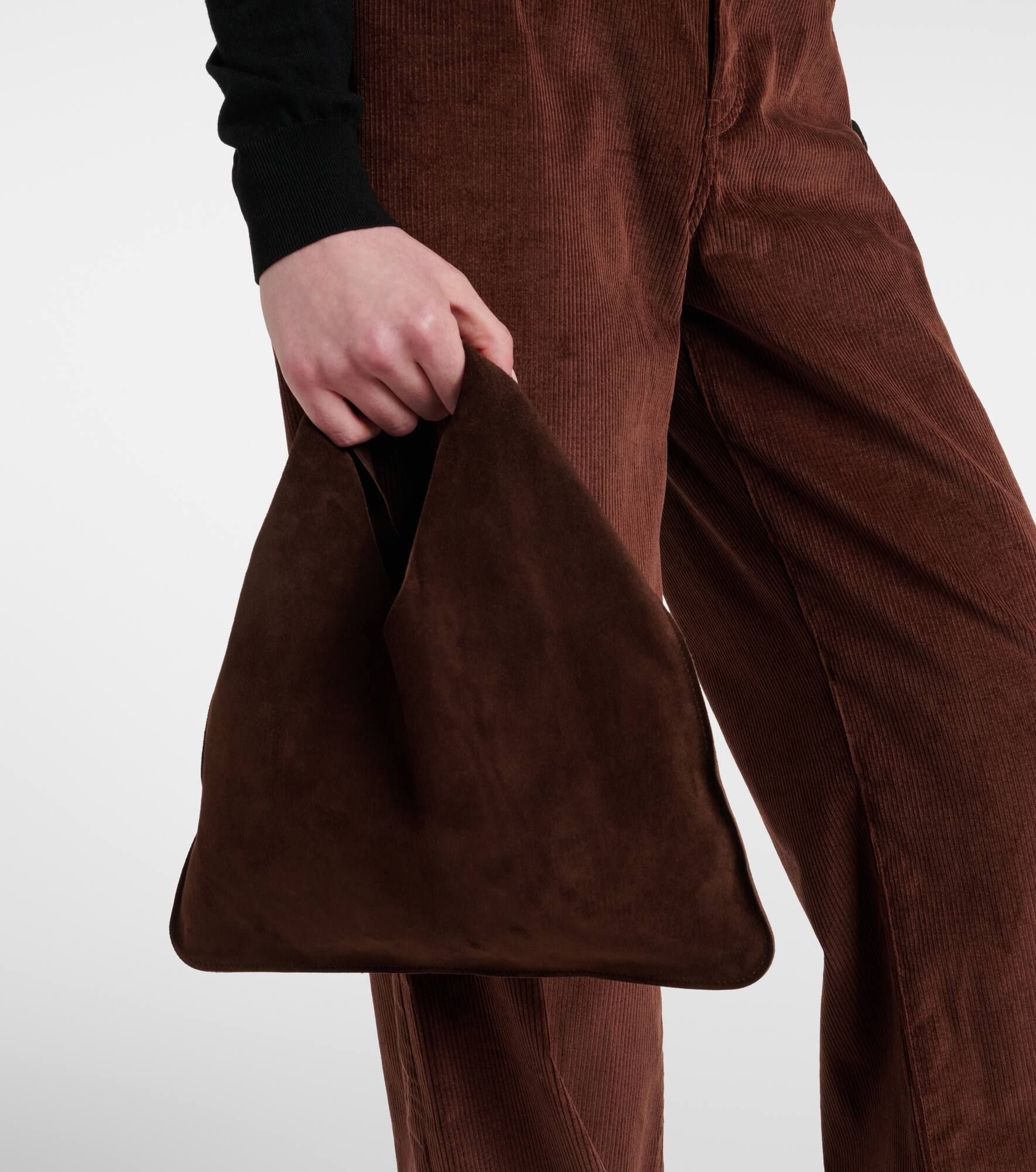 Bindle Small suede tote bag - 2