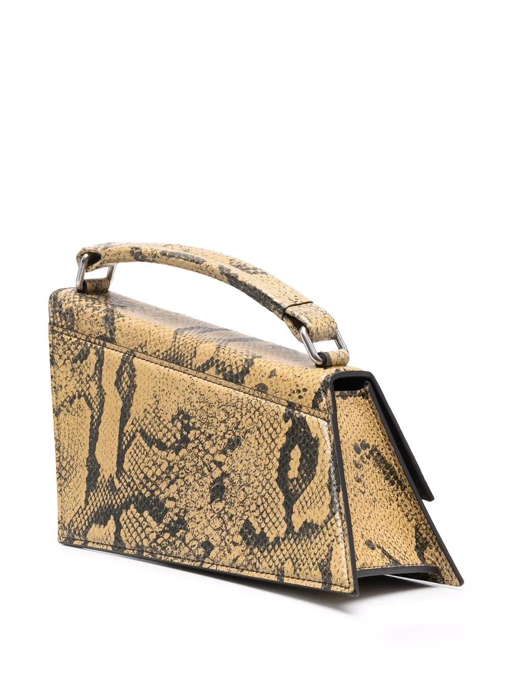 Distortion snakeskin-print mini bag - 3