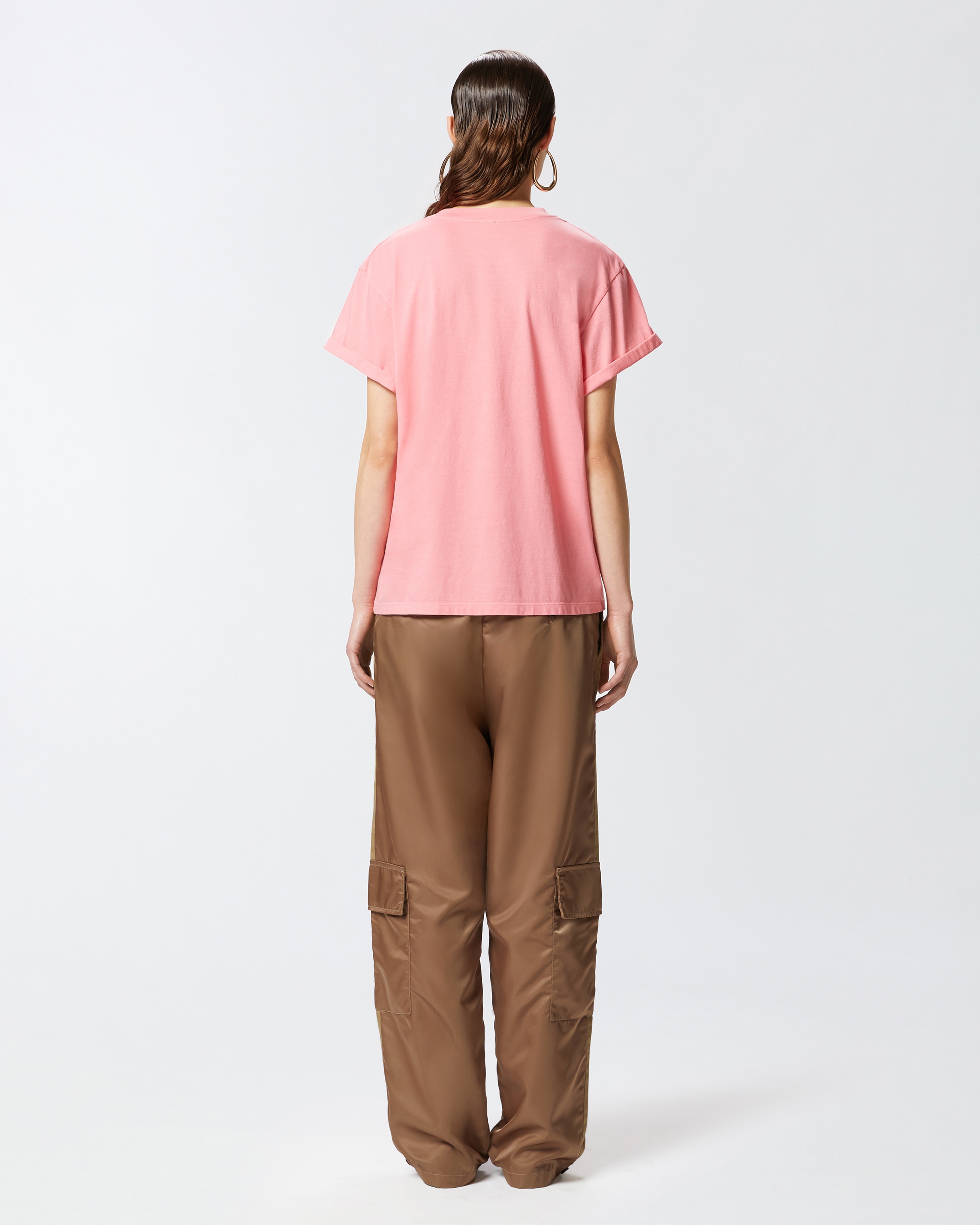 METALLIC PRINT T-SHIRT ON THE FRONT - 4