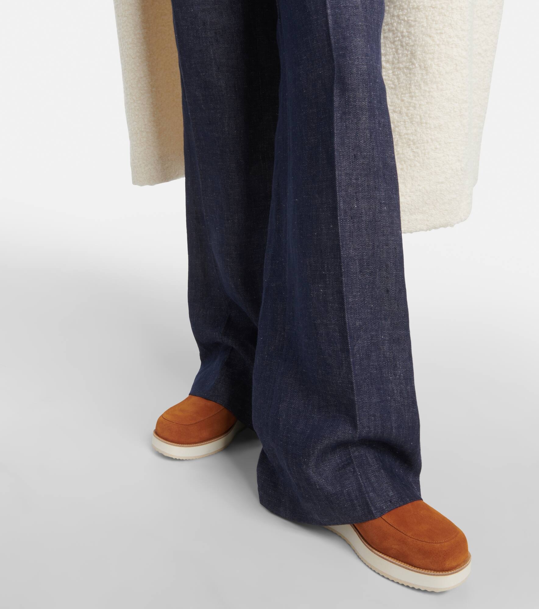 Harry shearling-lined suede ankle boots - 4