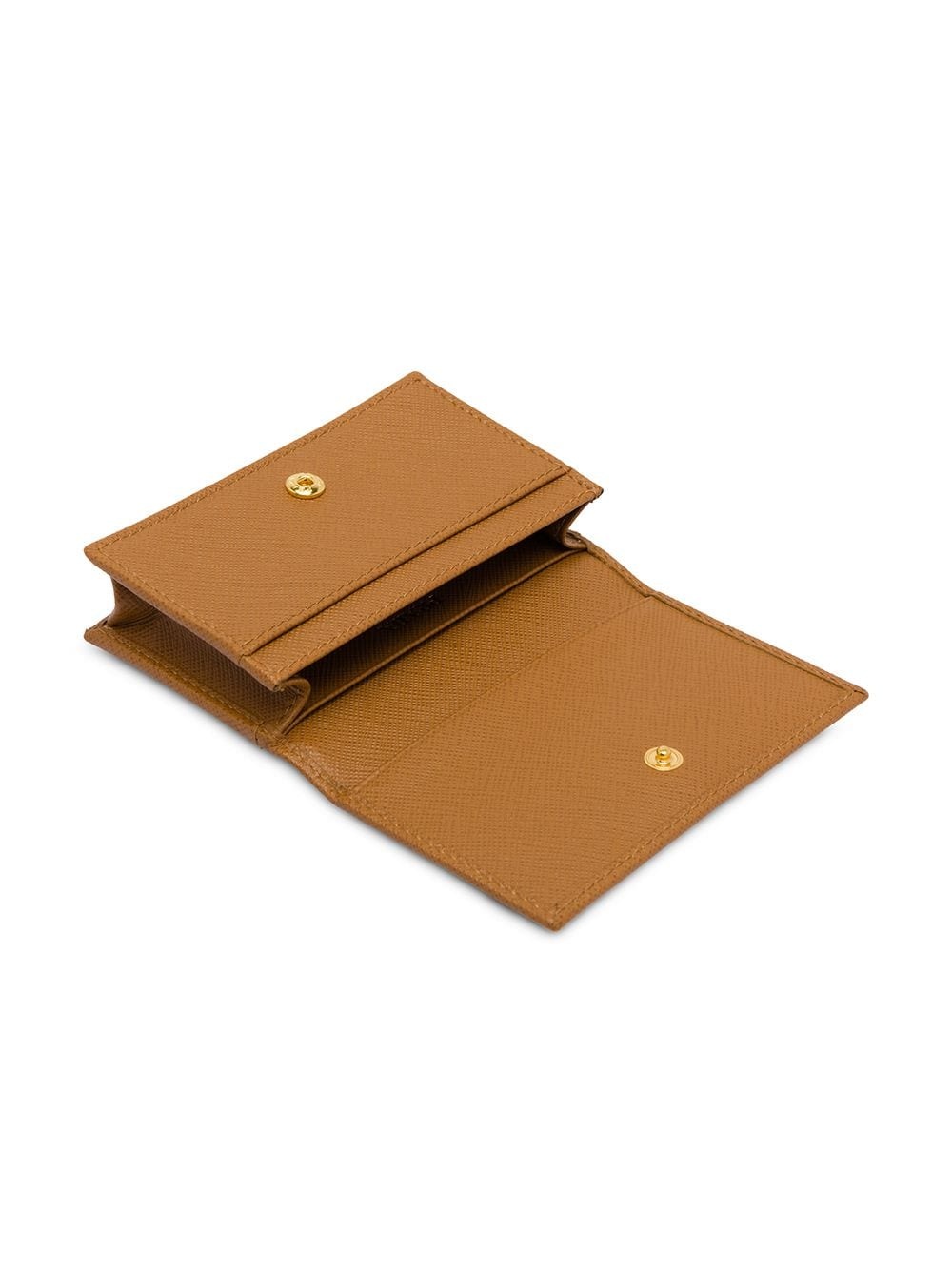 logo-plaque folding cardholder - 3