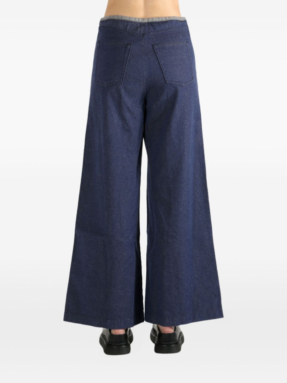 Arthur drawstring wide-leg trousers - 4