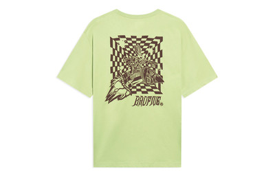 Li-Ning Li-Ning BadFive Graphic T-shirt 'Moss Green' AHST009-6 outlook