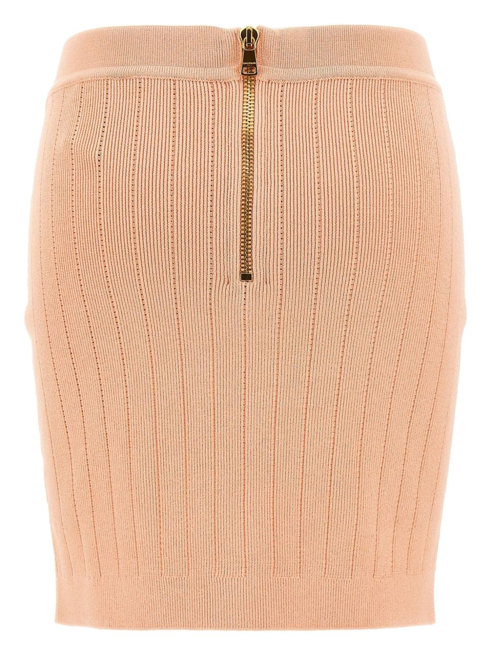 buttoned knitted midi skirt - 2