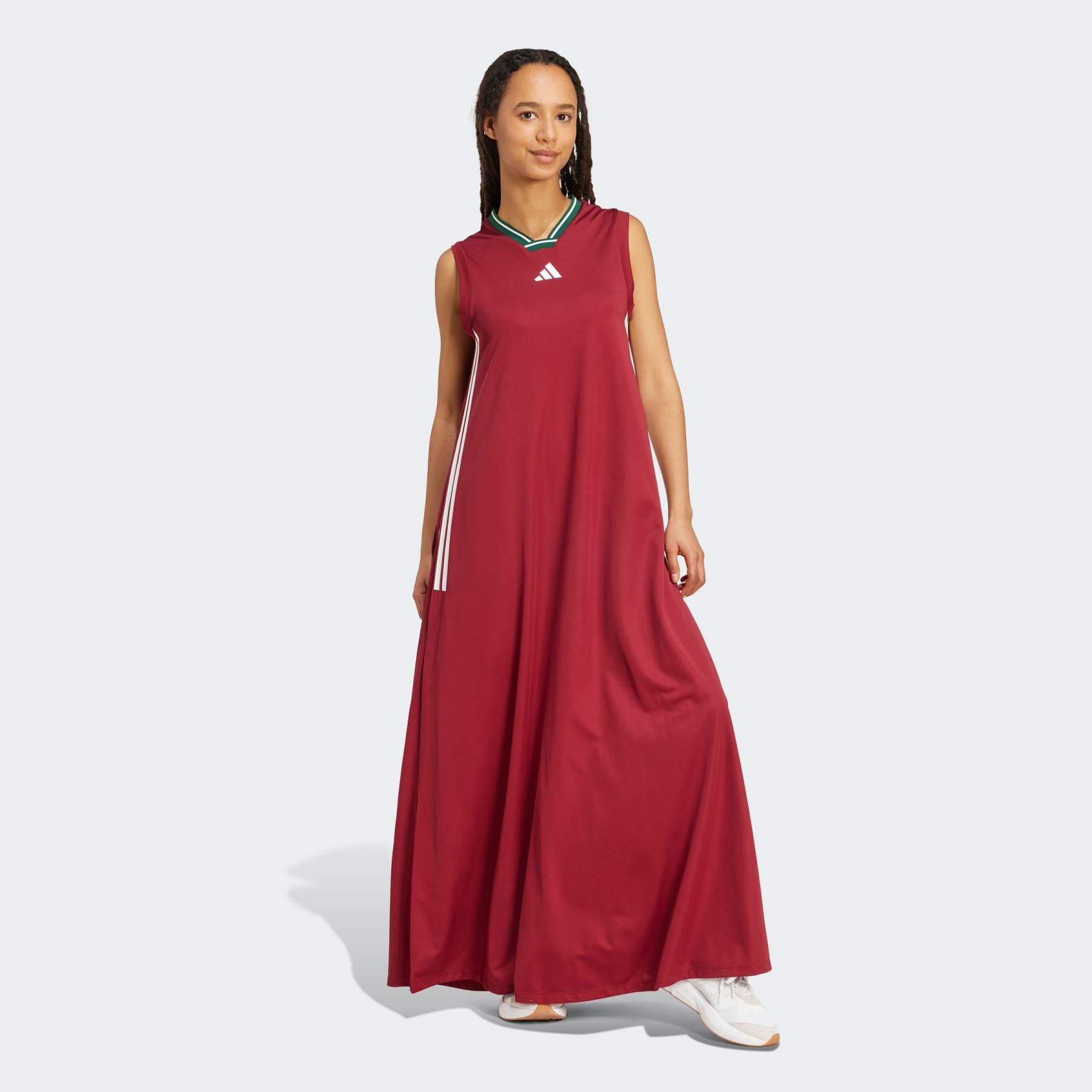 Tiro Cut 3-Stripes Soft Mesh Long Dress - 2