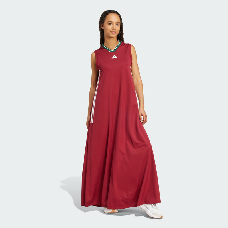 adidas Tiro Cut 3-Stripes Soft Mesh Long Dress outlook