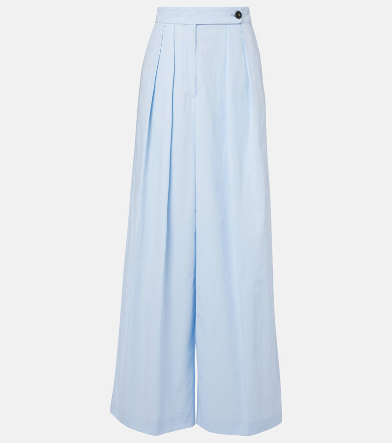 Cotton wide-leg pants - 1