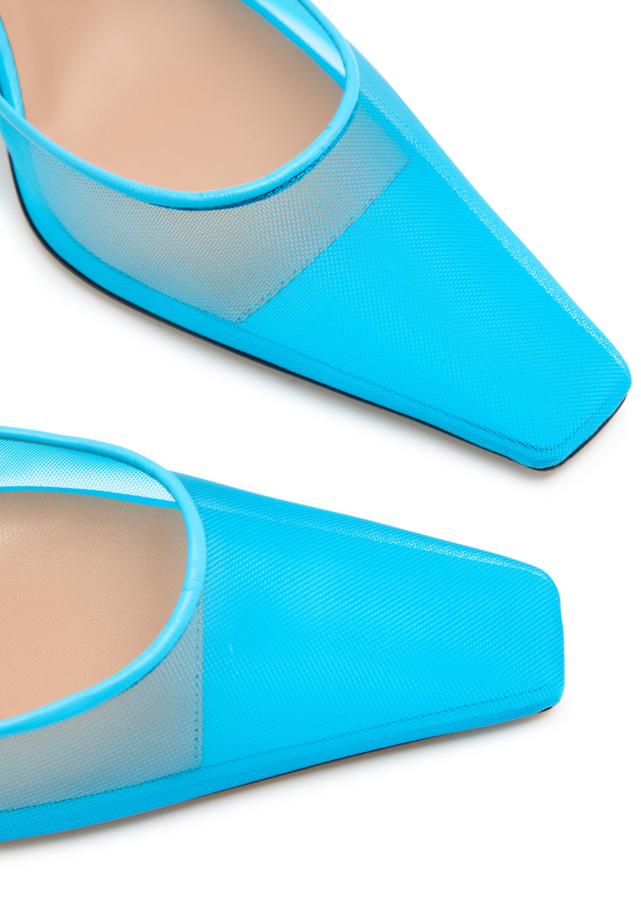 The Attico Juno 75 Mesh Mules - 3