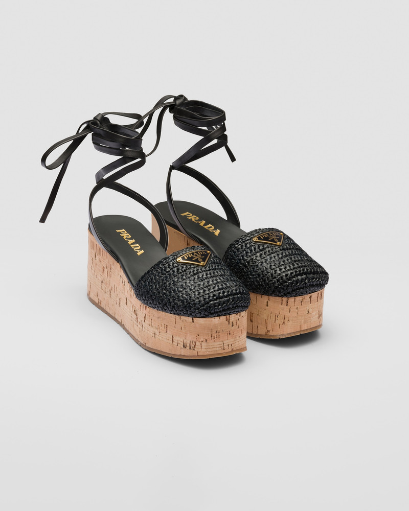 Crochet wedge sandals 1